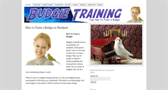 Desktop Screenshot of budgietraining.com